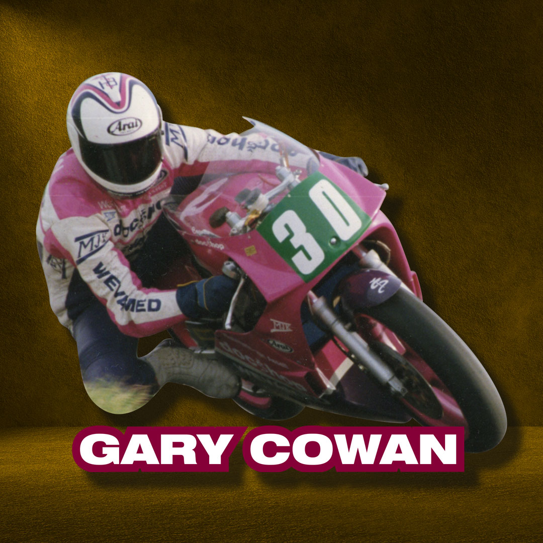 Gary Cowan Sticker Road Racing Ireland