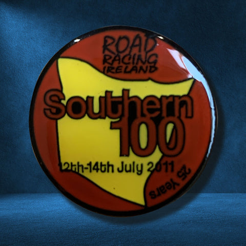 Southern 100 2011 Race Pin Badge