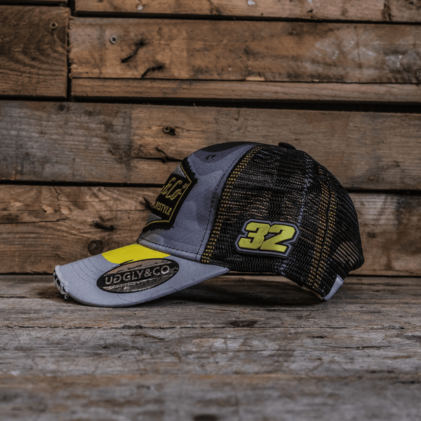 Two Stroke Smoker Grey Trucker Cap