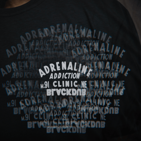 Grey Adrenaline Addiction Tee
