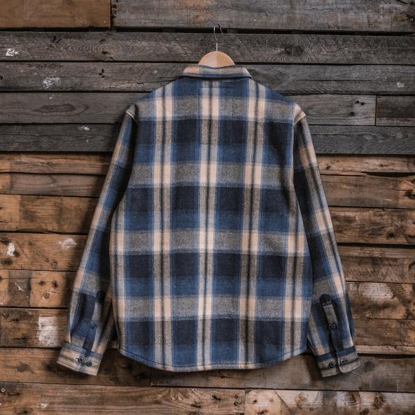 Denim Green & Cream Flannel Shirt