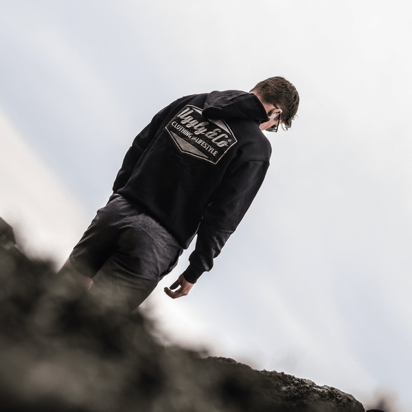 Black Surf Diamond Hoodie