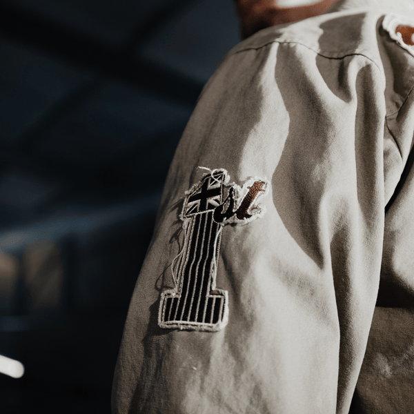 Green Flat Track Moto Shacket