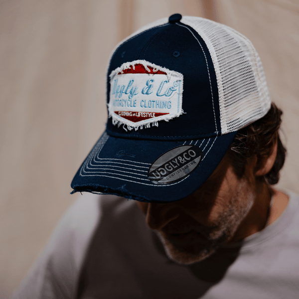 Blue Diamond Trucker Hat