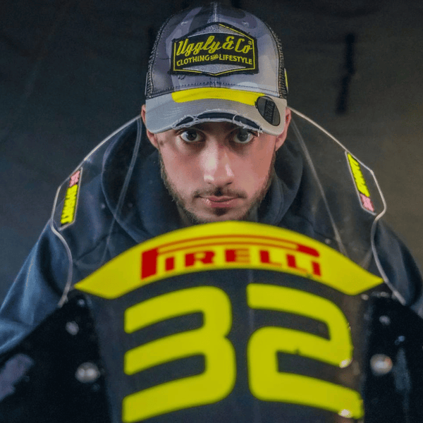 Two Stroke Smoker Grey Trucker Cap