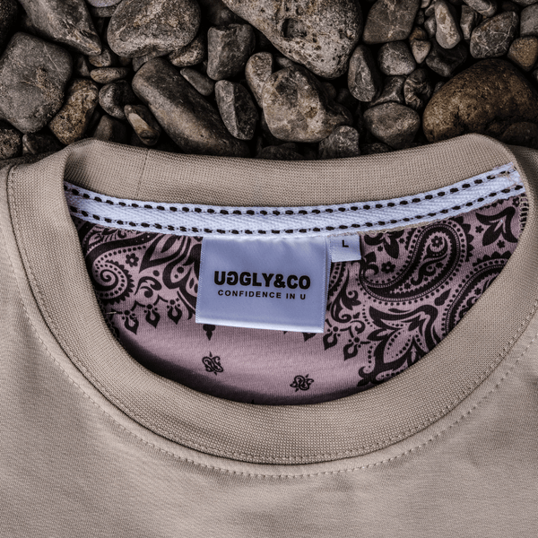 Beige Surf Diamond Tee