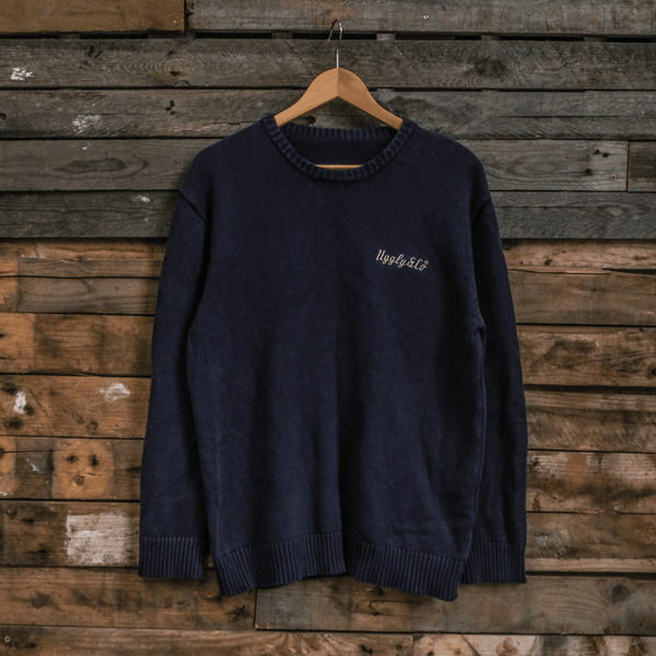 Navy U&C Knit Jumper