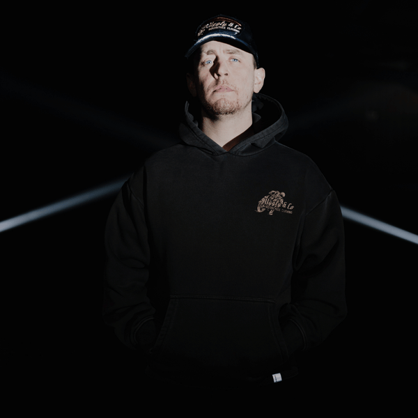 Olive Flat Track Hoodie