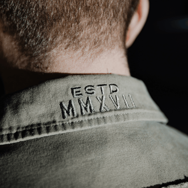 Green Flat Track Moto Shacket