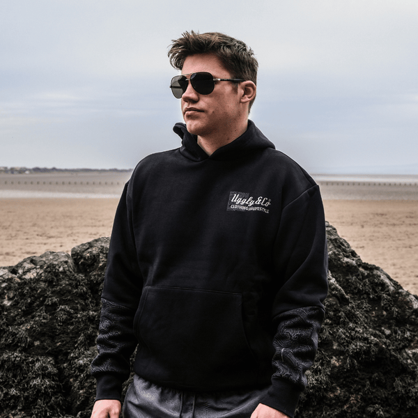 Black Surf Diamond Hoodie