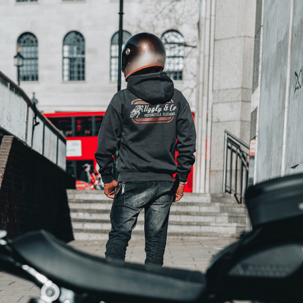 Black Flattrack Hoodie