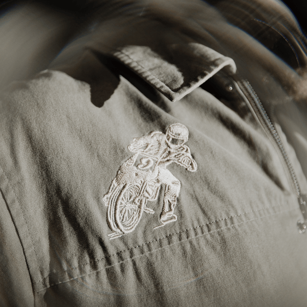 Green Flat Track Moto Shacket