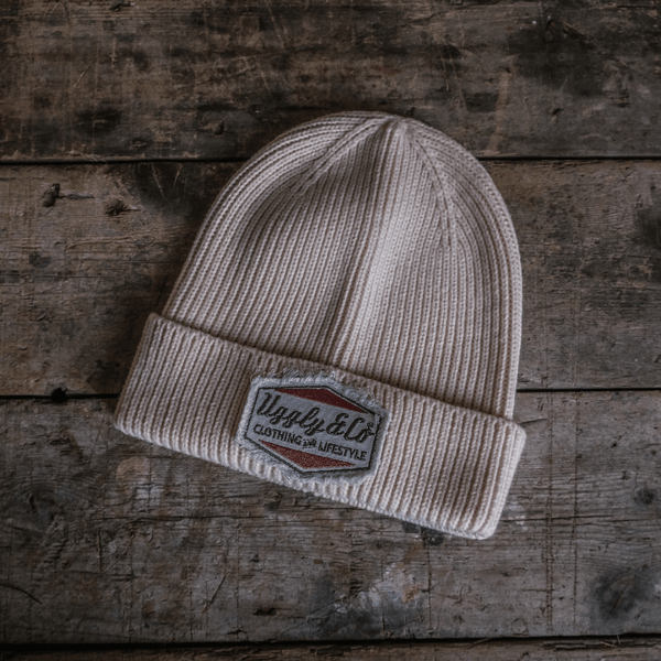Beige Diamond Beanie