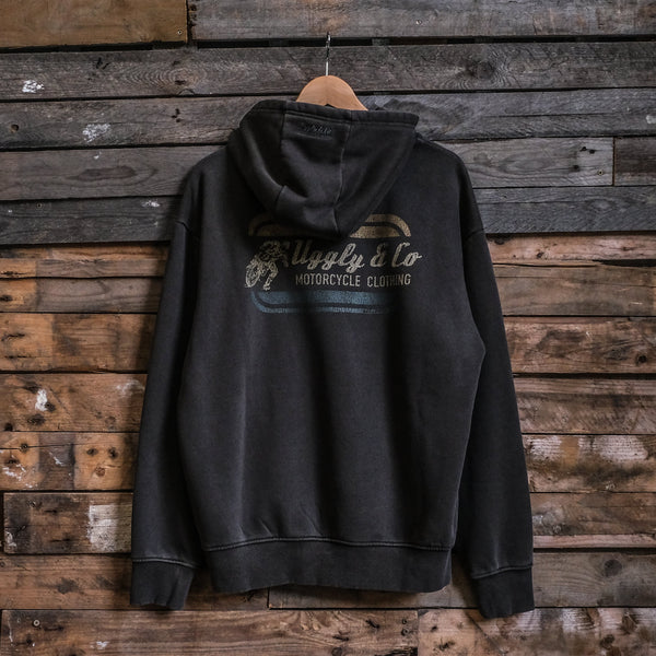 Olive Flat Track Hoodie