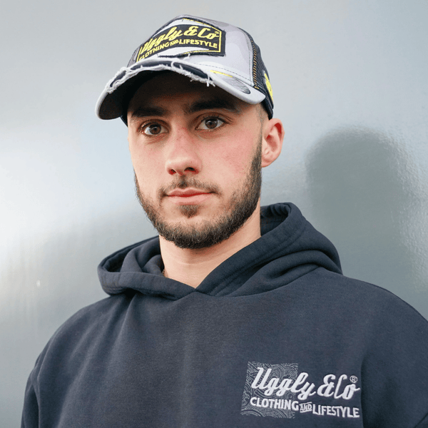 Two Stroke Smoker Grey Trucker Cap