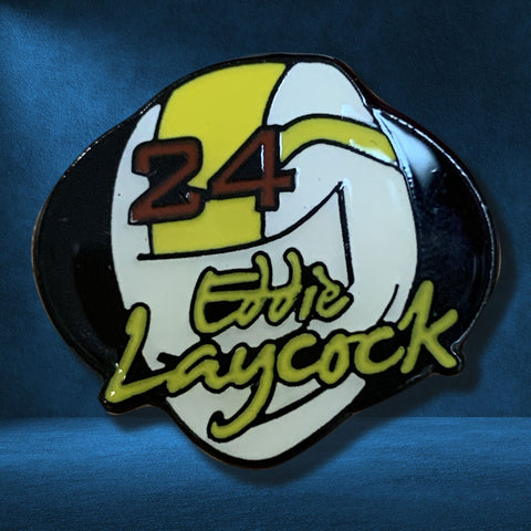 Eddie Laycock Pin Badge